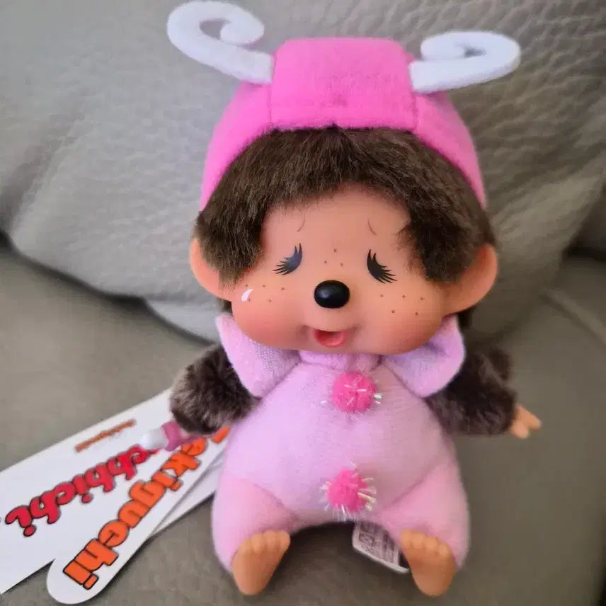 [BUNJANG] Monchhichi Weeping Butterfly Charm (New) / 울보 나비 몬치치 키링 (새상품)