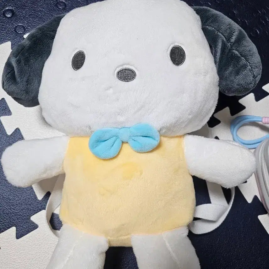 [BUNJANG] Sanrio Pochacco Plush Backpack Bag / 산리오 정품 포차코 인형 가방 백팩 (반택포 1.5)