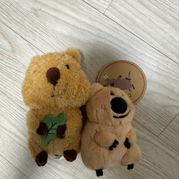 [BUNJANG] Quokka Keychain Bundle (Leaf & Standard) / 잎사귀 쿼카 키링 + 쿼카 키링