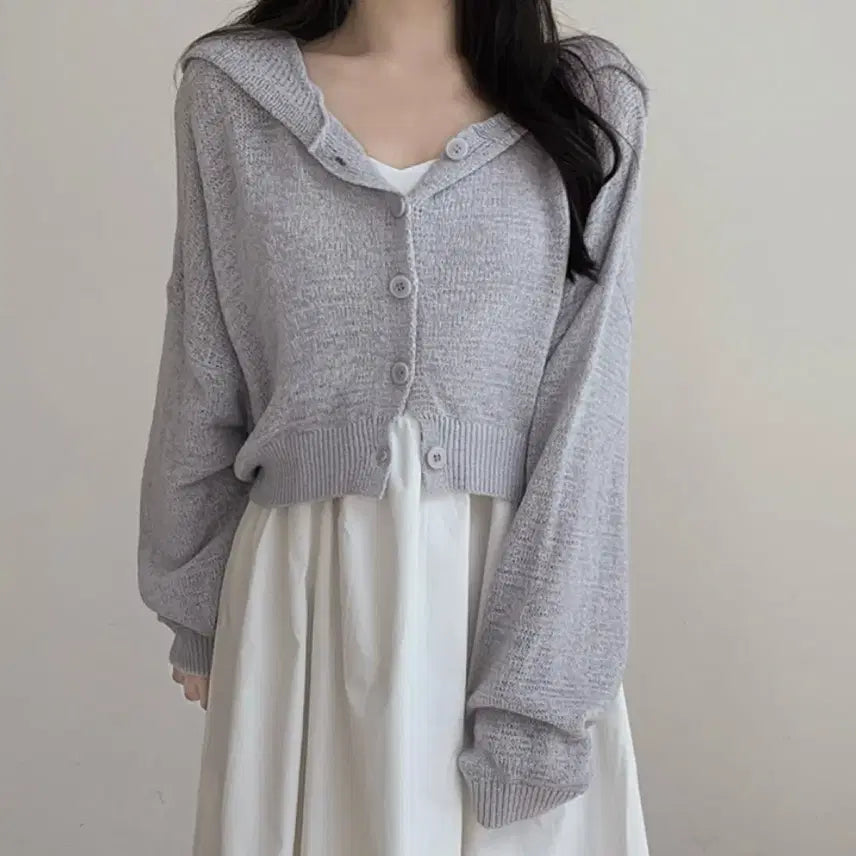 [BUNJANG] Cropped Knit Short Sleeve Top / 크롭반팔니트