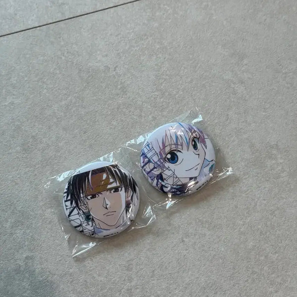 [BUNJANG] Hunter x Hunter Killua Chrollo Can Badge Set / 헌터X헌터 키르아 클로로 캔뱃지