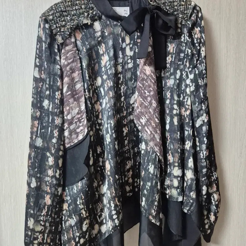 [BUNJANG] Sacai 21FW Tweed Pullover Blouse / (21년) 사카이 sacai 트위드 풀오버 블라우스 긴팔 셔츠 정품
