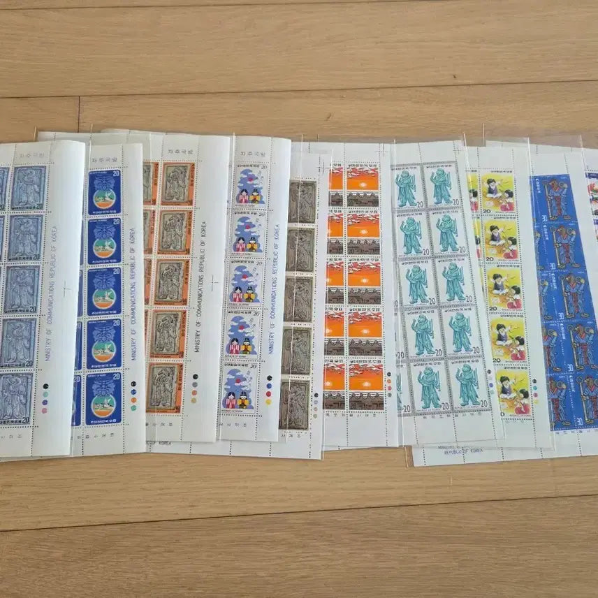 [BUNJANG] 1976-2025 Stamp Full Sheets Collection / 1976-2025 연하 우표 전지 풀셋