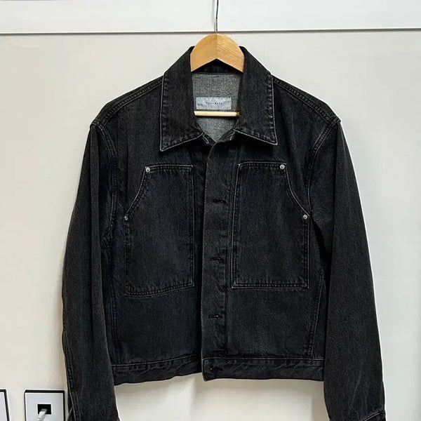 [BUNJANG] Tonywack Black Denim Jacket M / 토니웩 흑청 데님 자켓 M