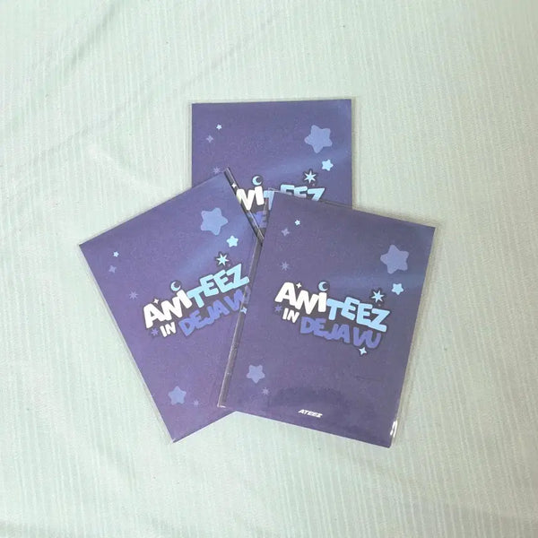 [BUNJANG] Ateez Aniteez Popup Photocard Bundle Set / 에이티즈 애니티즈 팝업 트레카 미개봉 Ateez Aniteez popup Poca Random trading card
