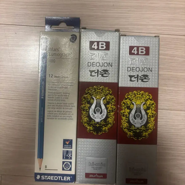 [BUNJANG] Staedtler & Dujohn Pencils Bundle / 스테들러 B 연필, 더존 연필 4B 일괄