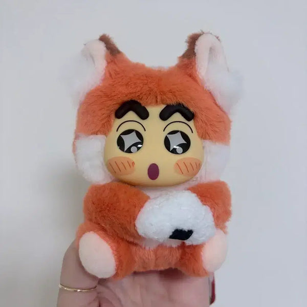 [BUNJANG] Crayon Shin-chan Fox Mini Plush Keychain / 크레용신짱 짱구 여우 미니 인형 키링