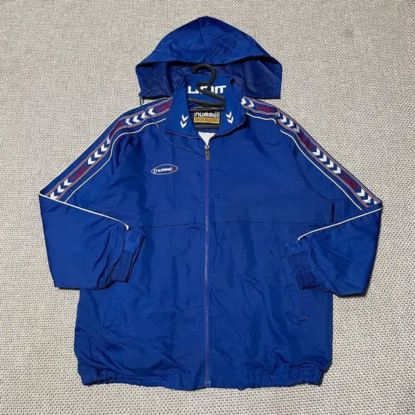 [BUNJANG] Hummel Old School Windbreaker Jacket XL / XL 험멜 올드스쿨 바람막이 자켓 B.7646