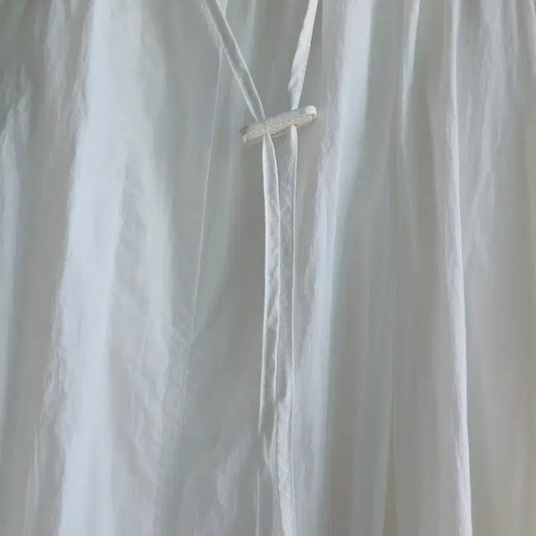 [BUNJANG] SJ.SJSJ White Long Skirt / sjsj스커트