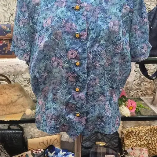 [BUNJANG] NADAM SEZANNE Silk Blend Blouse Jacket / NADAM SEZANNE 마 혼방 고급 블라우스 자켓 66 77