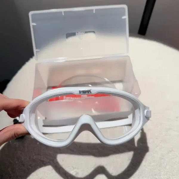[BUNJANG] White Wide View Swimming Goggles / 흰색 넓은 시야 수경