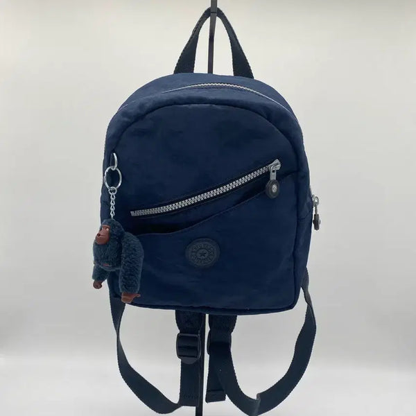 [BUNJANG] Kipling Diagonal Buckle Navy Mini Backpack / 키플링 레어 사선 버클 네이비 미니 백팩 <145>