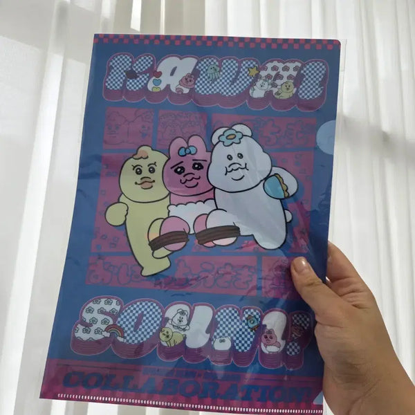 [BUNJANG] Pantsu Usagi Vintage A4 File Folder / 빤쮸토끼 오빤쮸우사기 a4 파일 빈티지 토이 인형 고전 만화 피규어 캐릭터 일본
