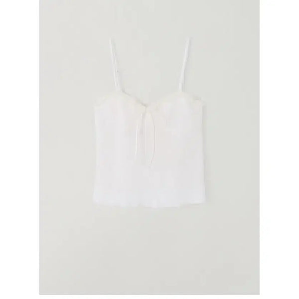 [BUNJANG] Tanatt Frill Tie Bustier (Ivory) / 새상품) 타낫 뷔스티에 Frill tie bustier (ivory)