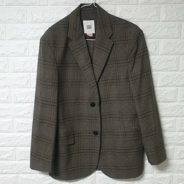 [BUNJANG] Juicy Judy Checked Blazer Jacket / 쥬시쥬디 체크 블레이져자켓 판매합니다