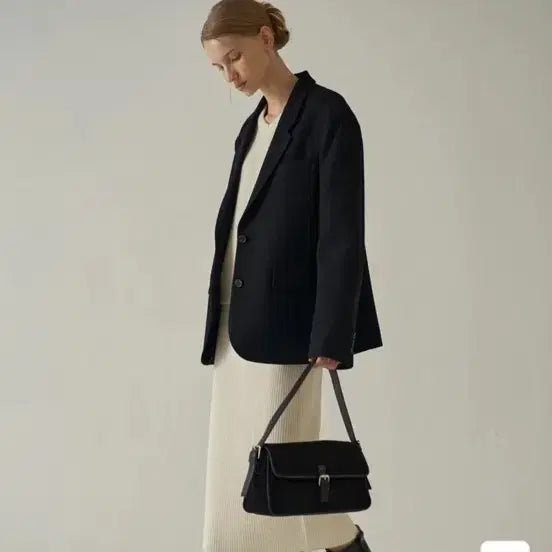 [BUNJANG] Passage Pattern Charcoal Grey Classic Wool Suit Jacket Coat / 파사드패턴 챠콜 그레이 클래식 울 정장 자켓  코트 s사이즈