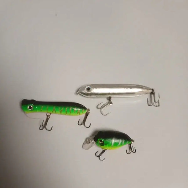 [BUNJANG] Hardbait Lure Set (Silver, Green) / 하드베이트 팝니다
