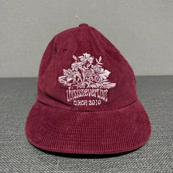[BUNJANG] thisisneverthat Corduroy Ball Cap Burgundy / 디스이즈네버댓 코듀로이 볼캡 버건디