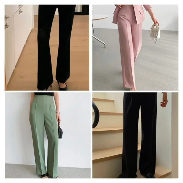 [BUNJANG] Women's Set of 4 Slacks / 여성 슬랙스 4종 세트