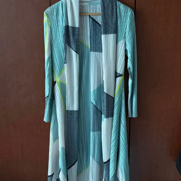 [BUNJANG] Pleated Long Cardigan / 플리츠 롱 가디건