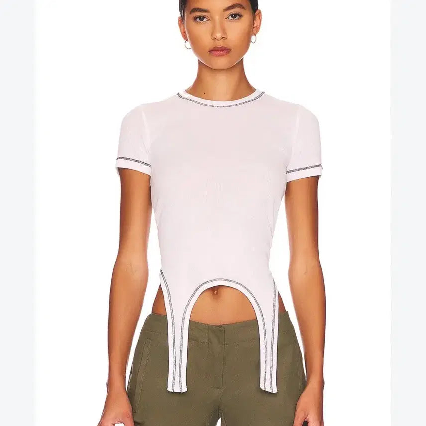 [BUNJANG] Helmut Lang Cropped T-Shirt / 헬무트랭 크롭 반팔S
