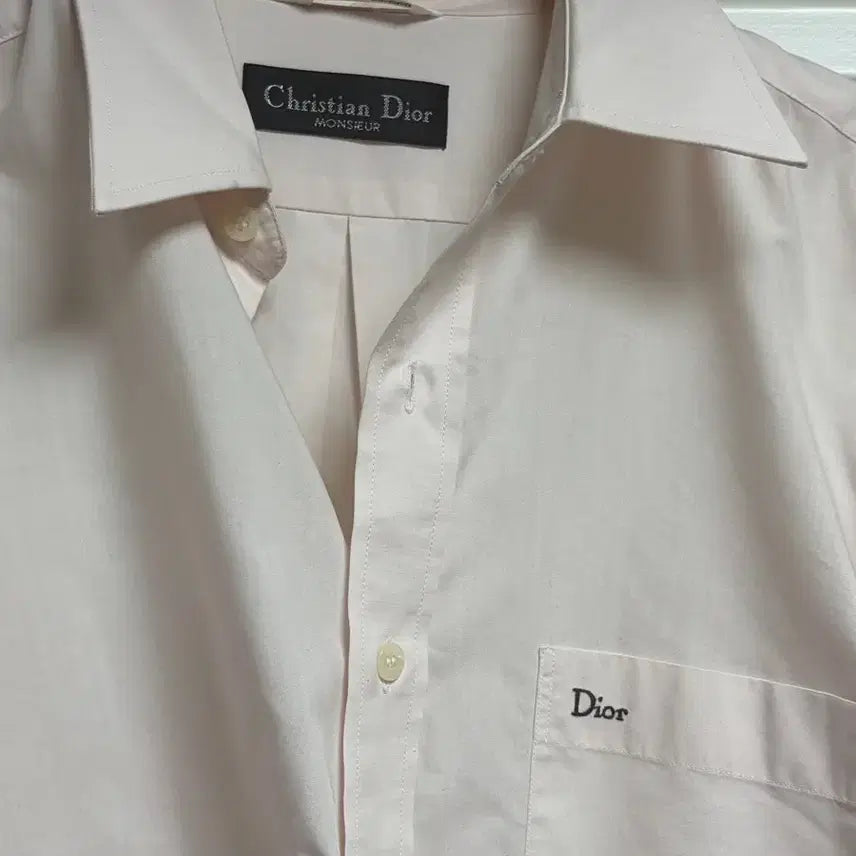 [BUNJANG] Dior Light Pink Shirt Size 100 / 디올 연핑크 셔츠 한글택 100사이즈