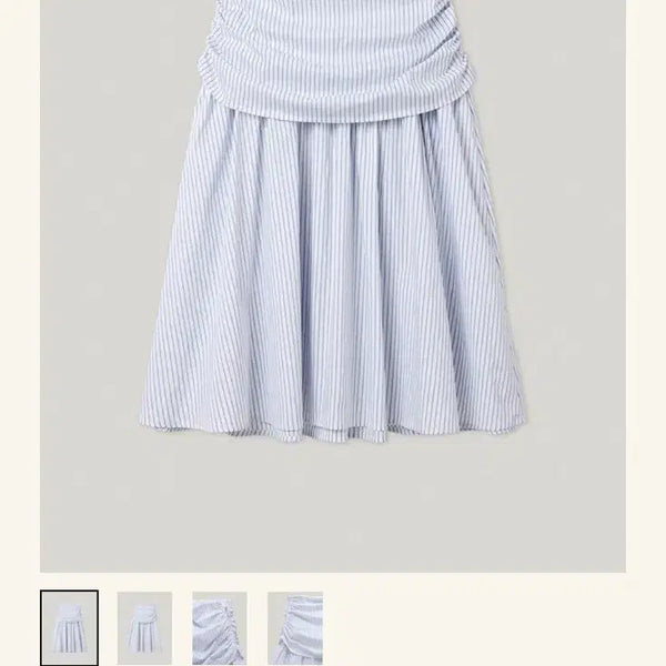 [BUNJANG] Smoothmood Dahlia Skirt Blue Striped / 스무드무드 달리아 스커트 Dahlia Skirt Blue Striped