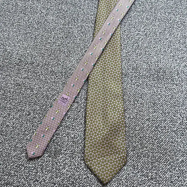 [BUNJANG] Hermès Vintage Silk Necktie / 에르메스 빈티지 정품 넥터이