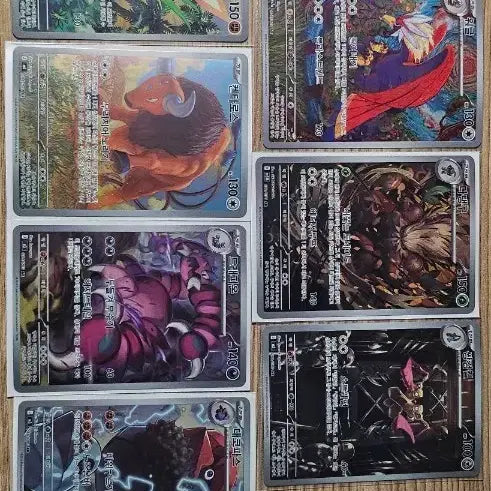 [BUNJANG] Pokemon Cards Set (7 Cards) / 포켓몬 카드 7장 세트