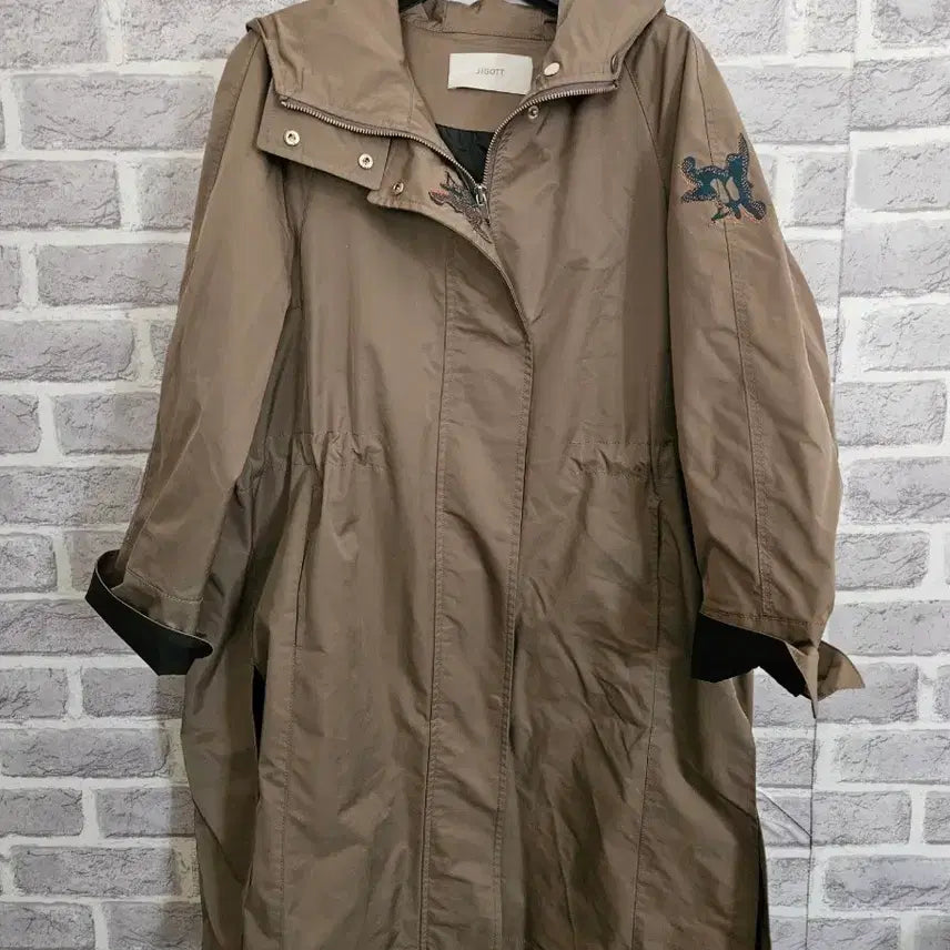 [BUNJANG] JIGOTT Light Brown Hooded Field Jacket / JIGOTT 지고트  연브라운 후드야상점퍼55/알
