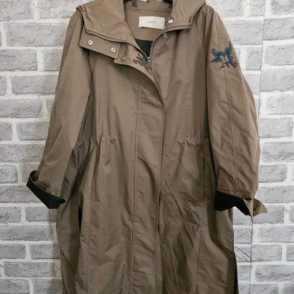 [BUNJANG] JIGOTT Light Brown Hooded Field Jacket / JIGOTT 지고트  연브라운 후드야상점퍼55/알
