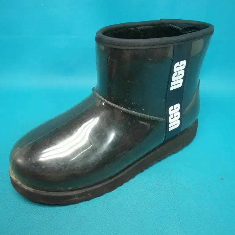 [BUNJANG] Clear Faux Fur Boots (Size 245) / 245/pu6-671/이그 클리어 털부츠/구제특별시