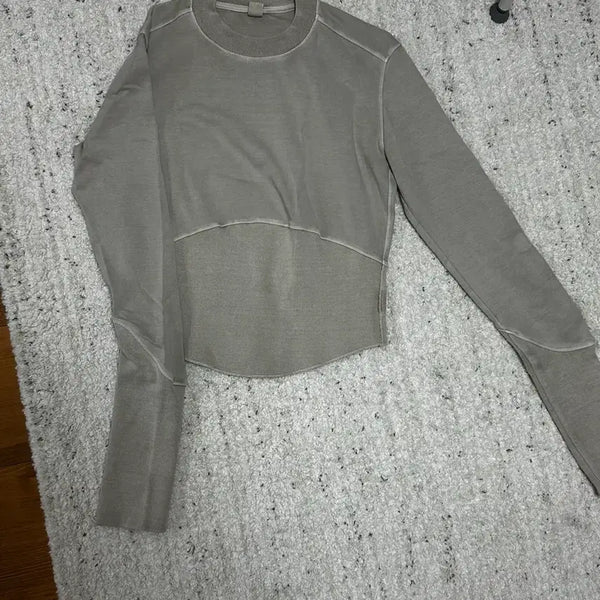 [BUNJANG] EE Women's Sweatshirt Beige / EE WOMENS SWEATSHIRTS BEIGE M
