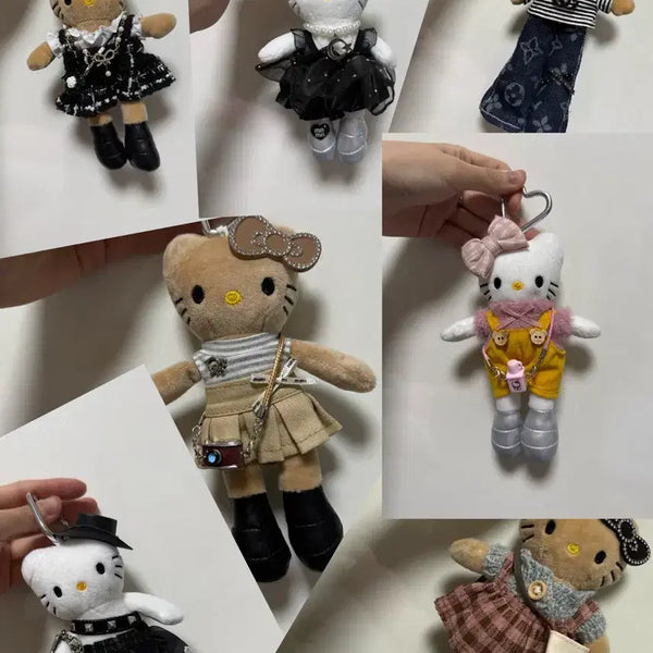 [BUNJANG] Handmade Long-Legged Kitty Keychain / 예쁜 롱다리 키티