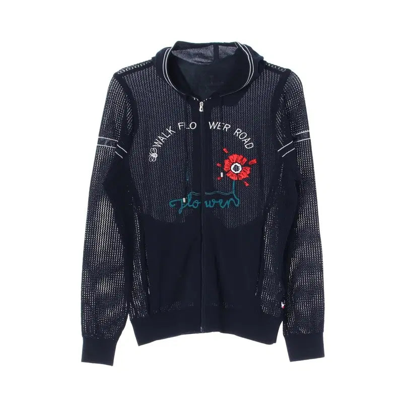 [BUNJANG] PING Mesh Hoodie Zip-Up (Women's Size 95) / PING 핑 그물 후드집업/여성95/TTLAZW2013