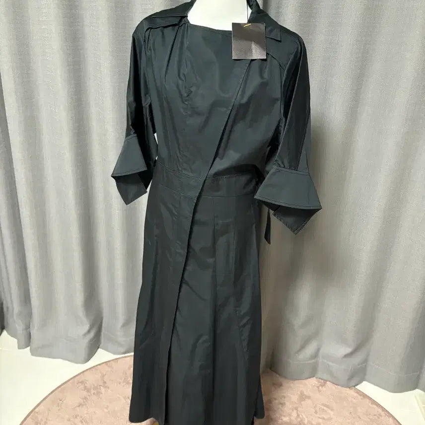 [BUNJANG] TIME Double Breasted Jacket Dress Black / 한섬몰 타임 자켓식 원피스 블랙 새상품