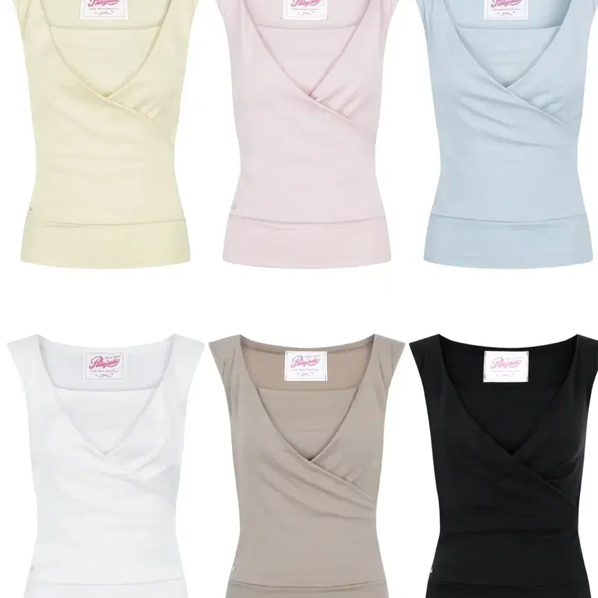[BUNJANG] Fade It All Drape Sleeveless Top Butter / 페일제이드 드레이프 슬리브리스 탑