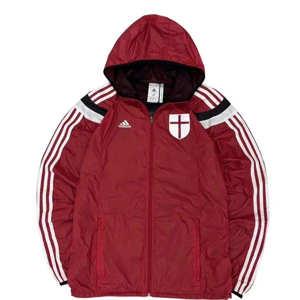 [BUNJANG] Adidas AC Milan Anthem Jacket Red L / 아디다스 AC밀란 바람막이 앤섬자켓 레드 (L)