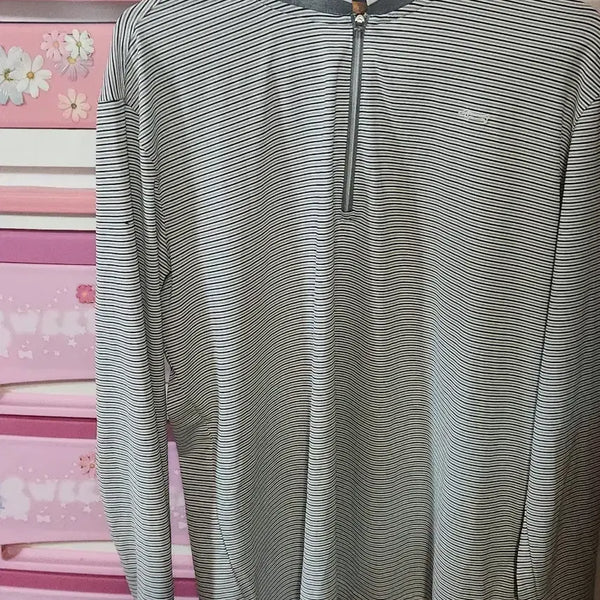 [BUNJANG] Louis Castel Striped Long-Sleeve T-Shirt / 루이까스텔집업 스트라이프 긴팔 티셔츠 세탁완료 편히입으실분