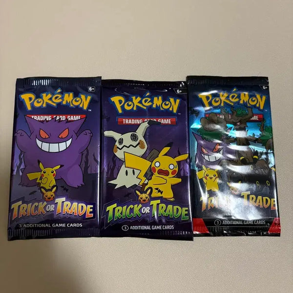 [BUNJANG] Pokemon Halloween Cards 18 Packs / 할러윈 카드 18팩 구매 상품