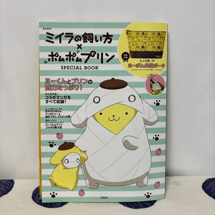 [BUNJANG] Pompompurin x My Neighbor Totoro 2017 Magazine Appendix Pouch / 2017년 고전 폼폼푸린 X 미이라 사육법 잡지 부록 (파우치 포함)