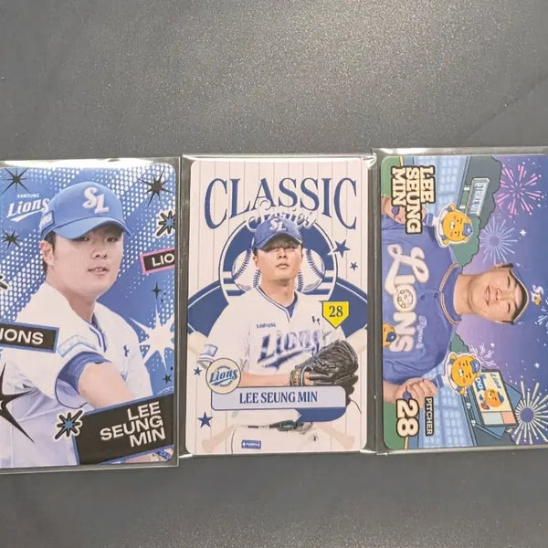 [BUNJANG] Lee Seungmin Classic Summer Ryan Photocard Bundle Set (3 pcs) / 이승민 포카 3장 일괄 클래식 썸머 라이언