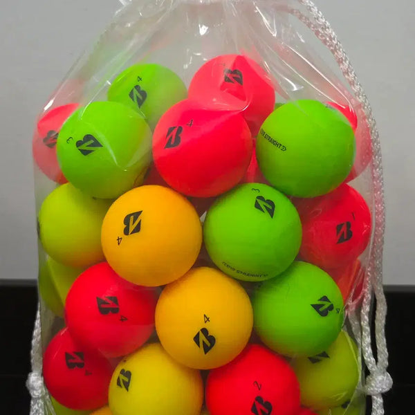 [BUNJANG] Bridgestone Grade A Matte Color Lost Golf Balls - 50pc Set / 브리지스톤 A급 무광 컬러 로스트볼 50구 중고골프공