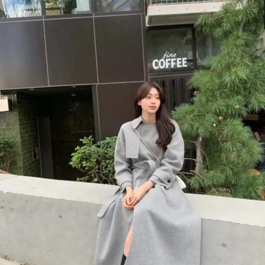 [BUNJANG] Leplaine Mui Cashmere Long Coat / 르플레인 무이 캐시미어 롱 코트