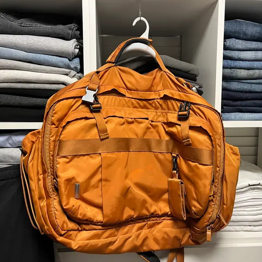 [BUNJANG] Mandarin Duck Multi Backpack Orange / 만다리나덕 멀티 백팩