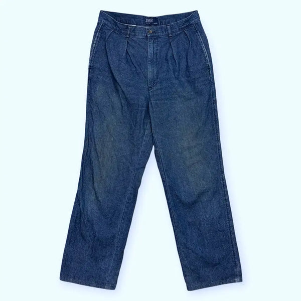 [BUNJANG] Polo Ralph Lauren Two-Tuck Denim Pants / 폴로 랄프로렌 투턱 데님 팬츠 청바지