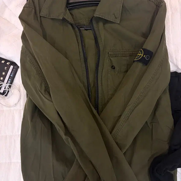 [BUNJANG] Stone Island Junior Zip Shirt Jacket / 스톤아일랜드 집업 자켓