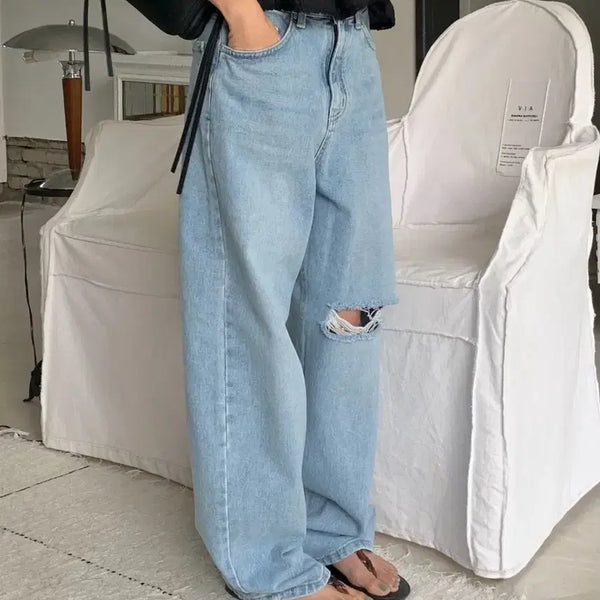 [BUNJANG] Bergamot Roasted Cut Denim Jeans (M) / 베르가못 로스트컷 데님