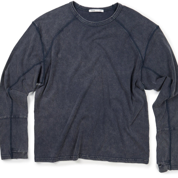 [BUNJANG] ETCE BASE Finger Hole L/S Tee Navy M / ETCE (BASE) FINGER HOLE L/S TEE (NAVY) M