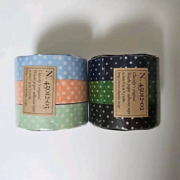 [BUNJANG] Classiky Dot Masking Tape / 클라시키 도트 마스킹테이프